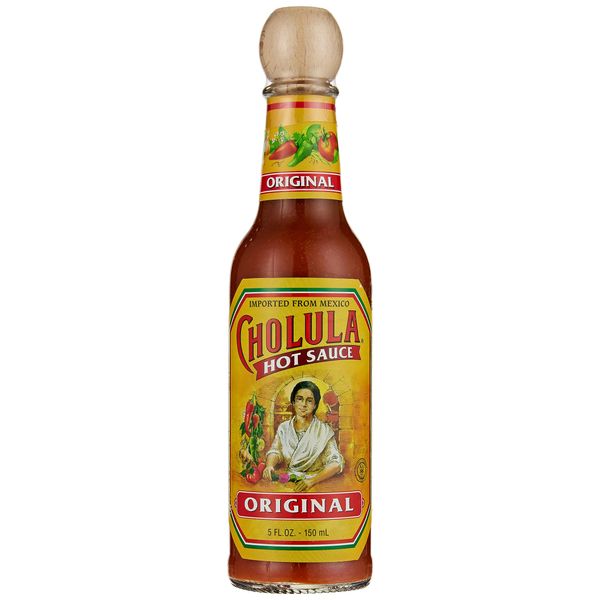 Glass Cholula Hot Sauce, 5 Ounce