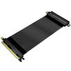 Akasa Riser Black X2 | PCIe 3.0 Riser Cable | PCIe Extension Cable | EMI Shielding | 200 mm | AK-CBPE01-20B