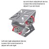 Hsthe Sea Universal Joint Mount Bracket for Security Camera Extendable Mounting Pole Mount Adapter for Security Surveillance Cameras