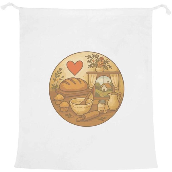 'Bakery Love' Laundry/Washing/Storage Bag (LB00038119)
