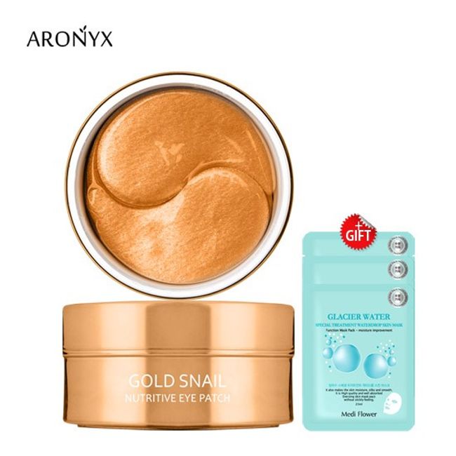 Aronics Gold Snail Nutritive Eye Patch 90g + 3 Mask Packs