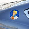 Scooby-Doo Fred Character Automotive Car Window Locker Circle Bumper Sticker
