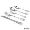 Elyon Tableware 20-Piece Flatware Matte Silver Set, Service For 4