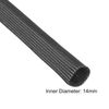 sourcing map Insulation Cable Protector, 33ft-14mm High Temp Fiberglass Sleeve Black