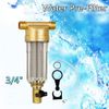 Whole House Water Pre-Filter System Reusable Spin Down Sediment Filter 60μm