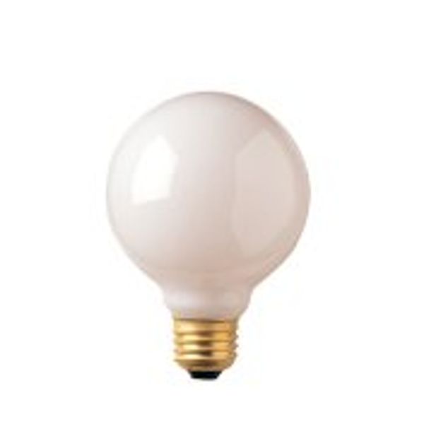 Bulbrite 393002 - 12PK - 25W - G25 - Medium Base - 120V - 2600K - 2,500Hrs - White - Incandescent Globe Light Bulbs