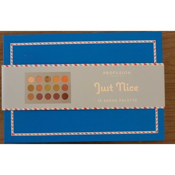 Profusion Cosmetics Just Nice 15 Shade Palette Eye Shadow NEW FAST SHIP 🚚💨