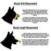 REDLINE K-9 European Leather Basket Dog Muzzle (Small)