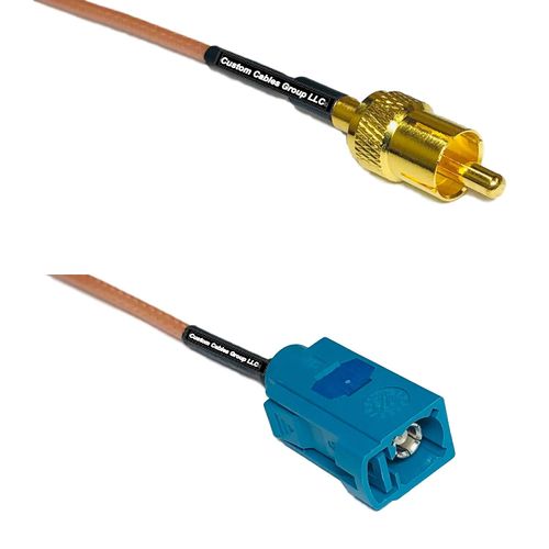 1 feet RG316 RCA Male to Fakra Z Female RF Pigtail Coaxial Cable