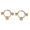 TC 15mm Solid Brass Construction Munsen Ring M10 Pipe Clip Bracket x 2