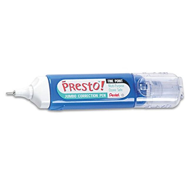 Pentel - Presto! Multipurpose Correction Pen, 12 ml, White ZL31-W (DMi EA