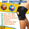 Knee Brace Compression Sleeve Support Sport Joint Arthritis Patella Stabilizers