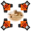 PONY 4-Pack Quick-Release Corner Clamp 90° Right Angle Single Handle Wood Clamps