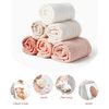 Konssy 6 Pack Face Cloths, Soft Wash Cloth for Washing Face, Cotton Face Towels for Sensitive Skin Women Facial Makeup Remover Reusable Absorbent Washcloths （11 x 11 Inch）