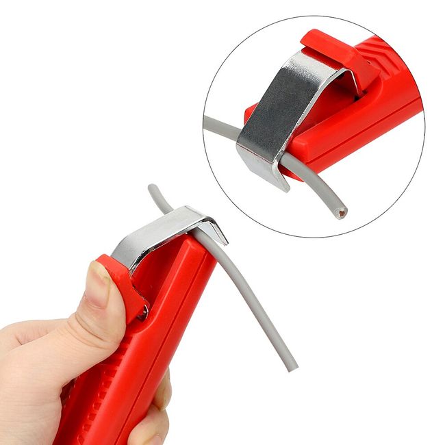 Fruit Stripper Cutter, Wire Stripper Knife, Folding Blade Knife