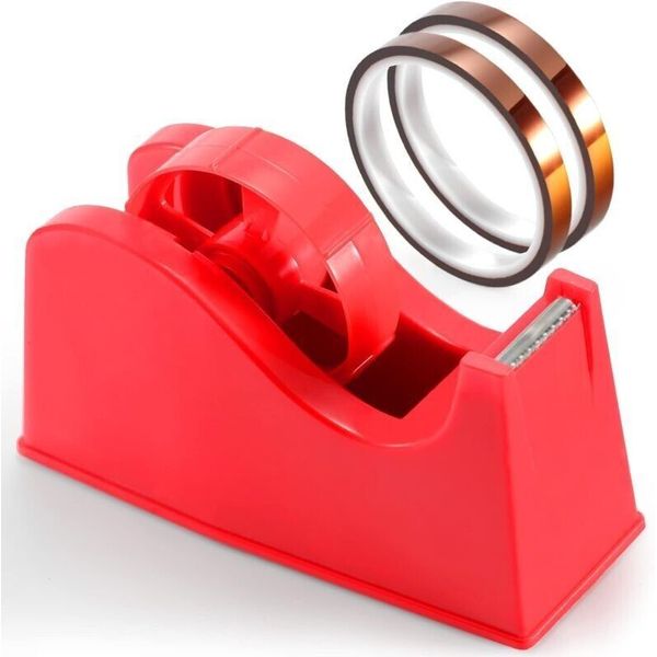 OFFNOVA Heat Tape Dispenser and Tapes Kit for Sublimation Desktop Holder 2 Rolls