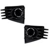 Set of 2 Fog Light Covers Front Driver & Passenger Side Left Right Pair