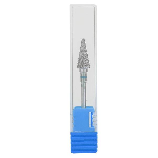 Nail Drill Bits,Tungsten Steel Nail Art Manicure Drill Bits Electric Pedicure Manicure Grinding Head Nail Polishing Accessory Portable Electric Nail Drill (Blue)