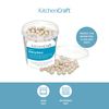KitchenCraft Ceramic Baking Beans for Blind Baking Pastry, Washable and Reusable, Heatproof Ceramic, 500g