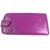 Unisex Soft Real Leather Glasses Case (Purple)