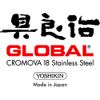 Global Classic Stainless Steel Curved Fish Bone Tweezers