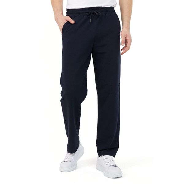 COMEOR Jogginghose Herren Baumwolle Sweathose - Lange Sport Hose Herren - Jogger Trainingshose Herren, Relaxing Hose (Blau, M)