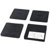 TUISKU 20 Pcs Level Spacers 70x70mm Height Adjustable Square Polypropylene Black Thickness 2/3/5/10mm