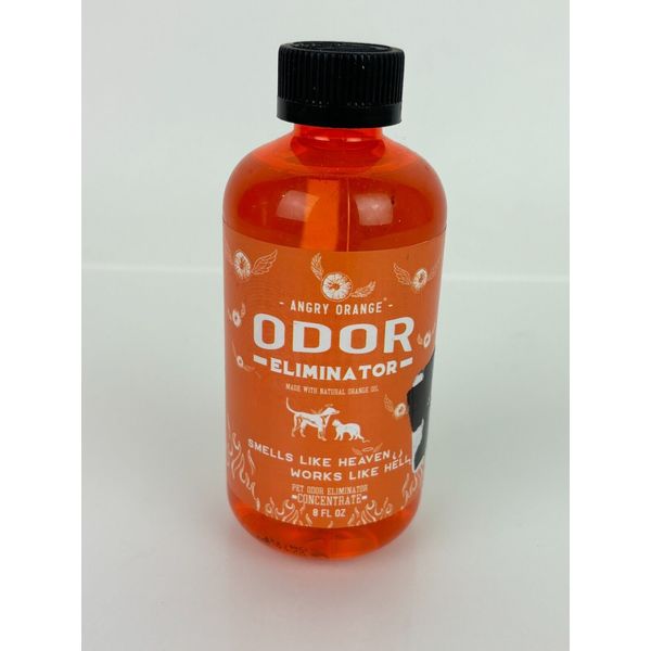 Angry Orange 8049103 8 oz All Pets Liquid Odor Eliminator Concentrate