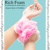Chengu 80 Pcs Loofah Bulk Sponge Bath Sponges for Shower Bath Loofah Bulk Shower Pouf Shower Puff Wash Body Pouf Mesh Loofah Exfoliating Body Scrubber for Travel Baby Women Men, 20g (Mixed Colors)
