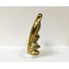 Lamp Finial-Solid Cast Brass Eagle Highly Detailed W/Dual Threads, WB Finish