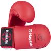 Hayashi TSUKI Karate Fist Protectors (WKF Approved) - Red, Size XS
