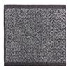 Everplush Diamond Jacquard Bath Linens Wash Cloth, 6 Pack, 13" x 13", Gray