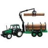 Joal 254 Model Tractor - Valtra Forestry Tractor with Crane by Joal