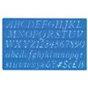 Major Brushes 20 mm Italic Lettering Stencil
