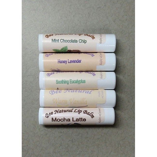 EIGHT Natural Lip Balm - choose from Clove, Mocha Latte, Mint Choc Chip & more!