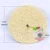 Wool Buffing Pad  Natural 7 inch Wool Double Side Compound Cutting Pad Polisher