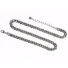 SIMPLÍ BASIC Choker Necklace Flat Curb Chain, Stainless Steel