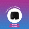 PROTECHDRY - Washable Urinary Incontinence Cotton Boxer Brief Underwear for Men with Front Absorbent Area (Large (Pack of 1), Black)