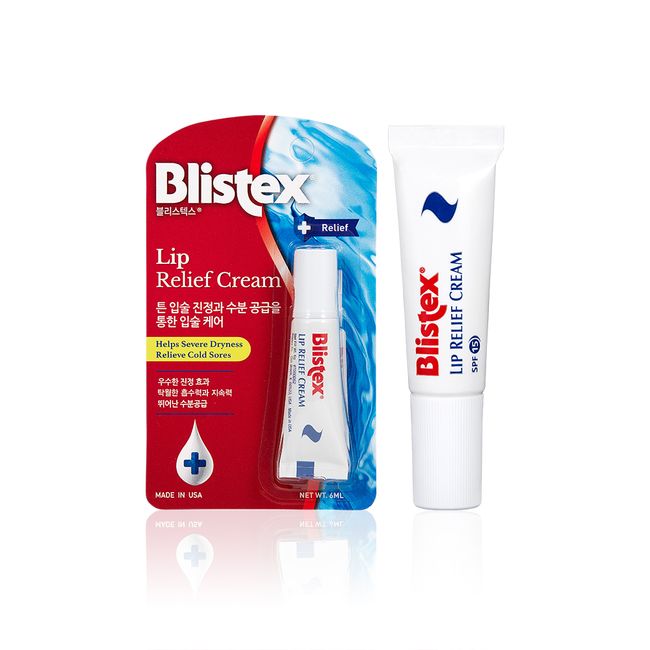 Blistex Lip Relief Cream Lip Balm 6g, 3ea