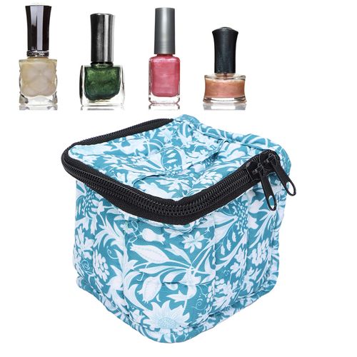 Nail Polish Storage Bag Holds, Nail Polish Carrying Case Portable 9 Grids Nail Polish Storage Organizer Bag Holder for Nail Varnish