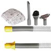 Masterpart Yellow Grey Hose 3 Piece Accessory Toolkit & S Micro Filters Compatible With Dyson DC01