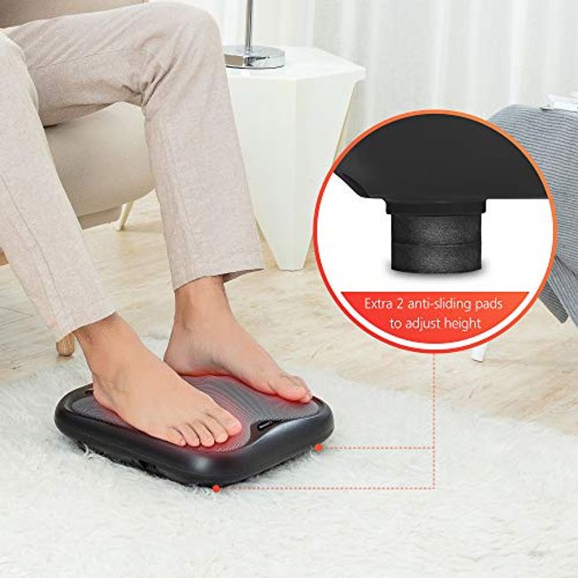 Comfier Shiatsu Foot Massager Machine,Kneading Foot and Back Massager