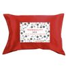 Pillowcase Red Satin Super Soft Silky Queen/Standard Zipper Closure