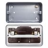 2 x 13 Amp Metal Clad Socket 2 Gang Switched Socket Outlet