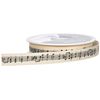 Berisfords Musical Notes, Polyester, Natural, 10.4 x 10.4 x 1.9 cm