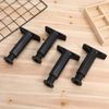 Veemoon 4pcs Bed Support Frame Adjustable Stand Adjustable Metal Bed Frame Sofa Support Adjustable Bed Support Bed Risers Adjustable Bed Frame Legs Bed Legs Bed Frame Support Legs Black