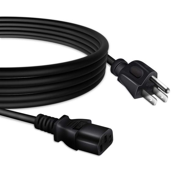 CJP-Geek UL 6ft 2-Prong AC Power Cord Cable Plug Lead Compatible with Dehumidifier Machine Device