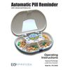 VitaCarry advanced pill case 4 Compartment 4 Alarm Vibrating Timer  (2PACK)