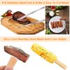 32" Extendable Telescoping Marshmallow Hot Dog Fork Skewers  Roasting Sticks Set