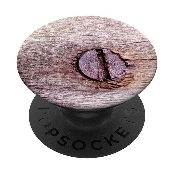 Wood Design - Wooden Texture - Rusty Screw Fixing Grip